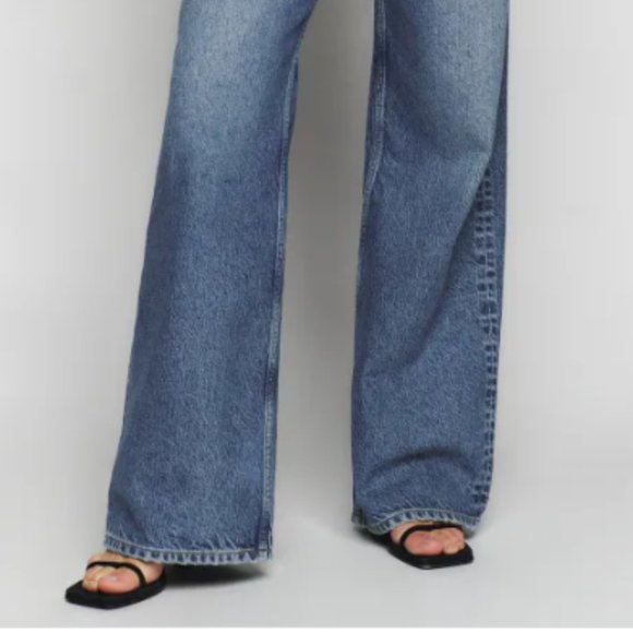 Reformation Cary High Rise Slouchy Wide Leg Jeans Size-23 NWT - Picture 3 of 12